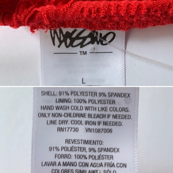 SOLD Mossimo Red Pepper Crochet Bikini Top - Picture 5 of 5